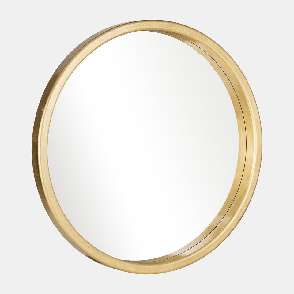 Gold Circle Mirror