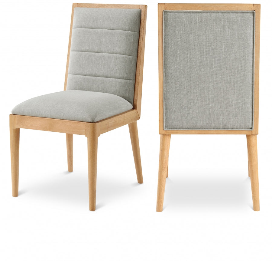 Bristol Linen Textured Fabric Dining Chair