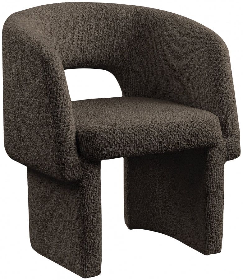 Emmet Boucle Fabric Dining Chair / Accent Chair