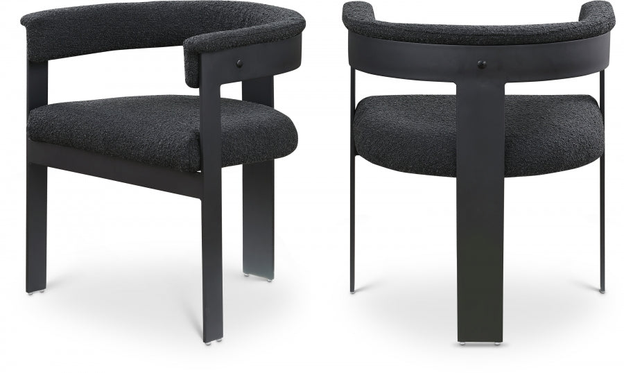 Romeo Boucle Fabric Dining Chair