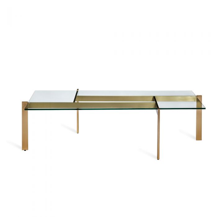 LUC COCKTAIL TABLE - BRUSHED BRASS