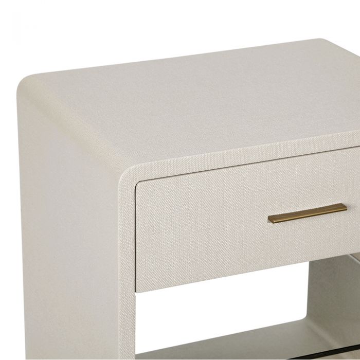 ALMA BEDSIDE CHEST - SAND
