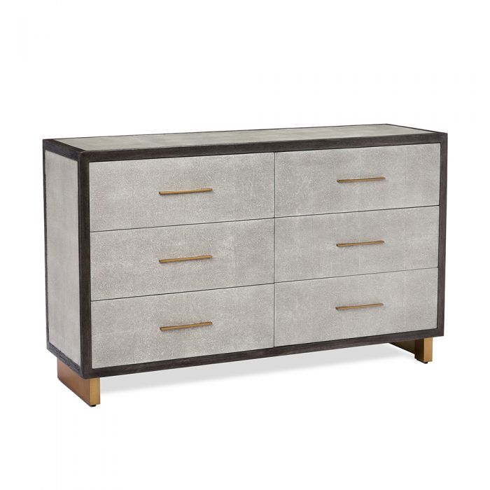 MAIA 6 DRAWER CHEST - GREY