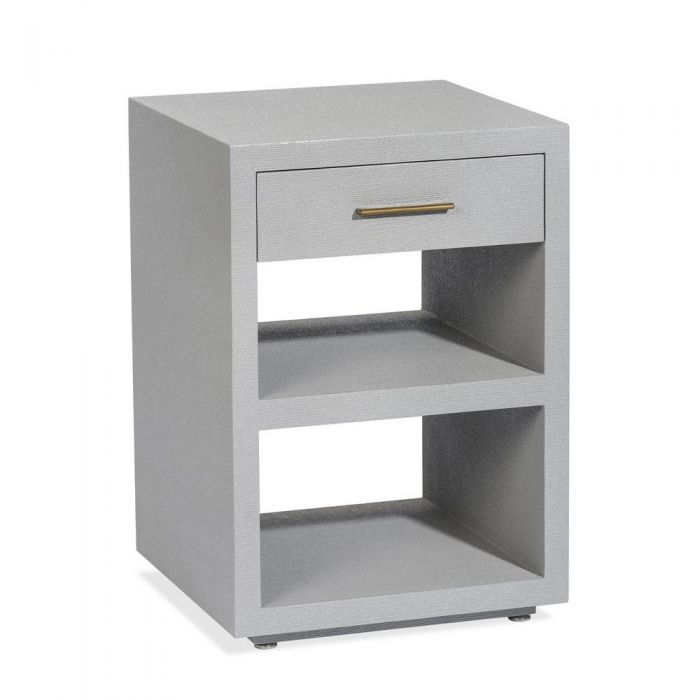 LIVIA SMALL BEDSIDE CHEST - GREY
