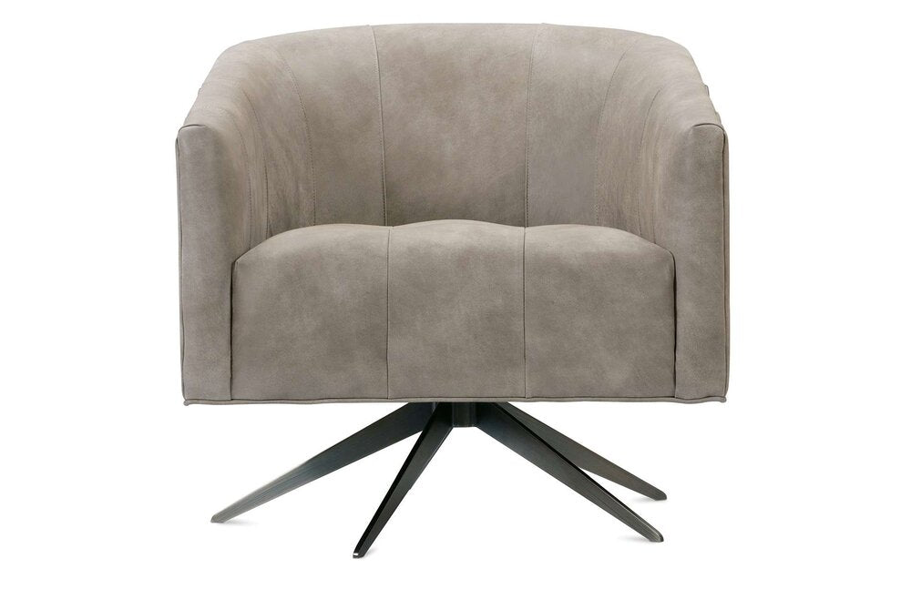 Pate Leather Swivel Chair