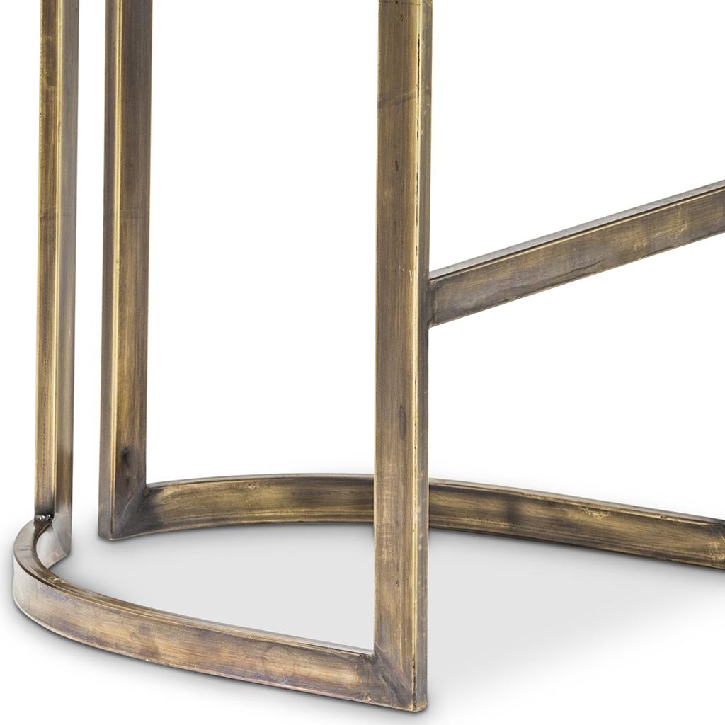 BAR STOOL - BRONZED STEEL (MADE TO ORDER)